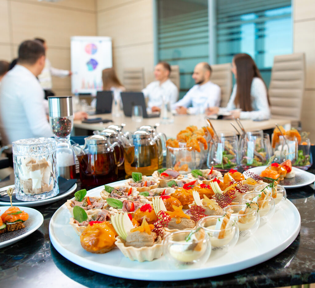 A banquet in the office